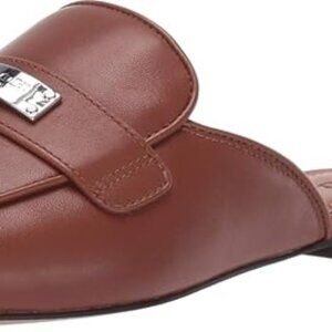 COACH Slide Mule Leather Shoes - Flats - Shea Saddle Size 7